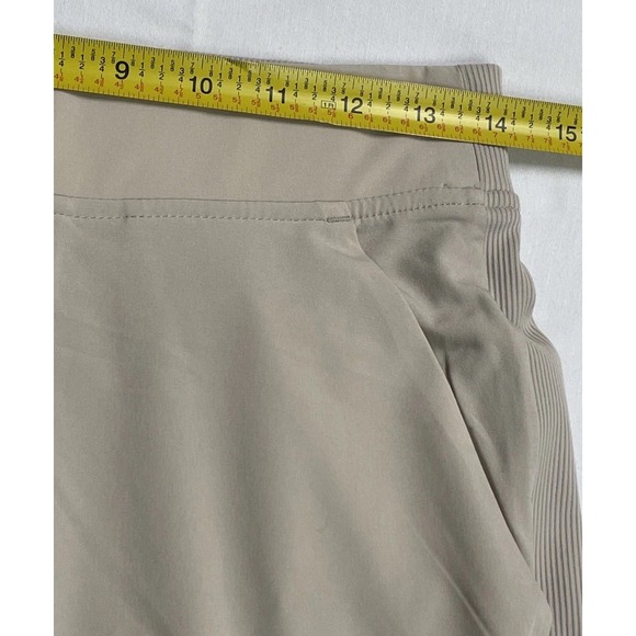 ATHLETA Brooklyn Mid Rise Ankle Pant Cream‎ Ivory Pockets Stretchy Womens Size 4 - Picture 11 of 12